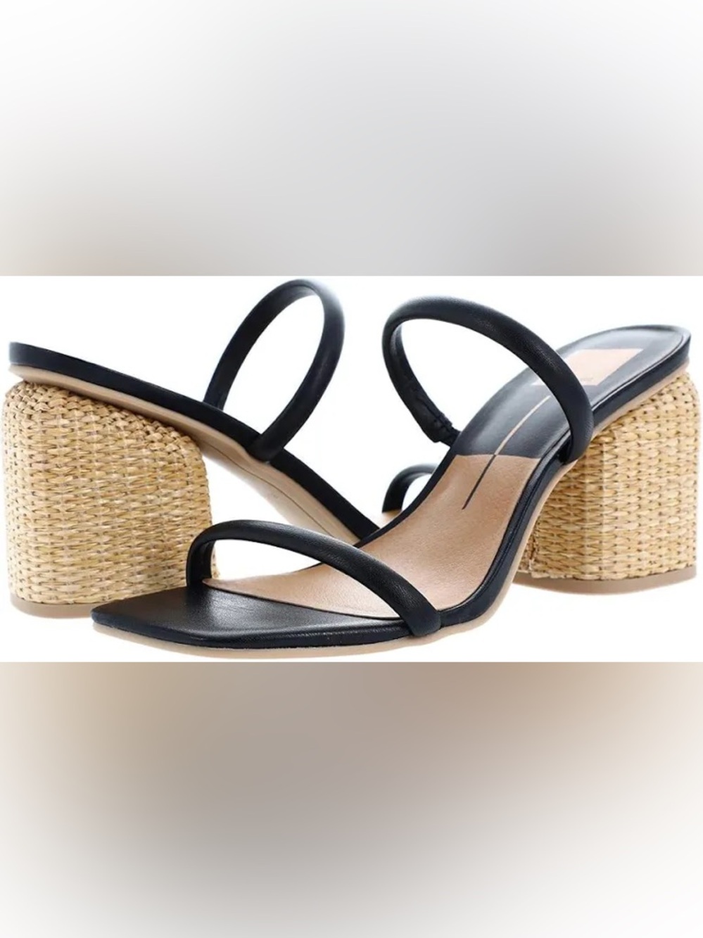 Women's Dolce Vita Black Stella Strappy Sandals